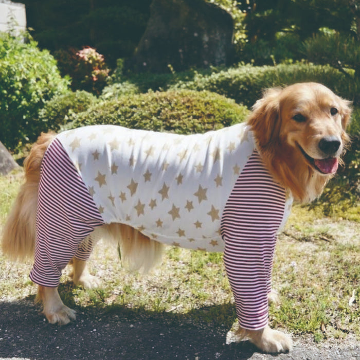 【Web限定】プリントカバーオール 大型犬 - VERY-PET