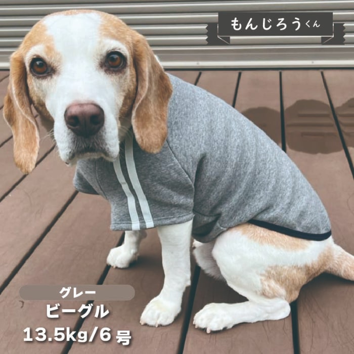 ジャージ風裏ボアTシャツ 中型犬 - VERY-PET