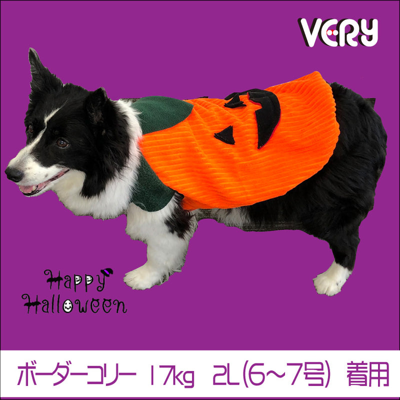 犬　服　VERY　ハロウィン　コスプレ　中型犬　大型犬　パーティーコスチューム　魔女　かぼちゃ　ペット　おしゃれ　かわいい　秋冬　プチプラ　ベリー - VERY-PET