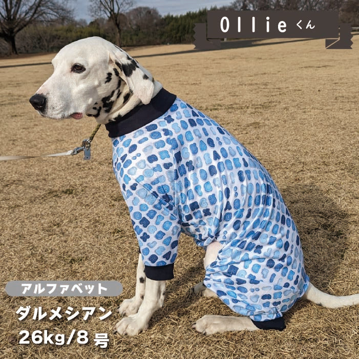【Web限定】アルファベットプリントカバーオール 大型犬 - VERY-PET