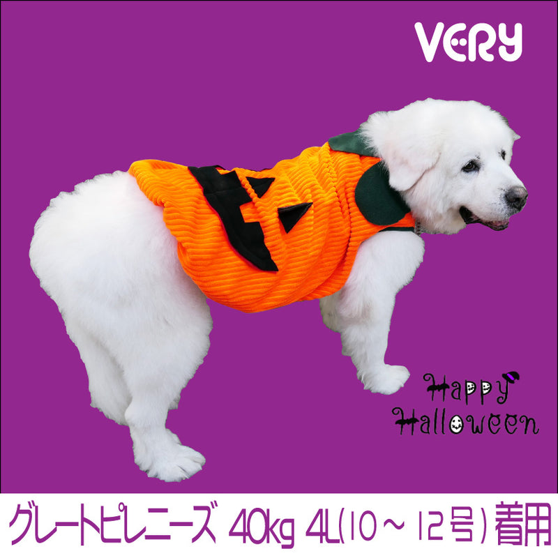 犬　服　VERY　ハロウィン　コスプレ　中型犬　大型犬　パーティーコスチューム　魔女　かぼちゃ　ペット　おしゃれ　かわいい　秋冬　プチプラ　ベリー - VERY-PET